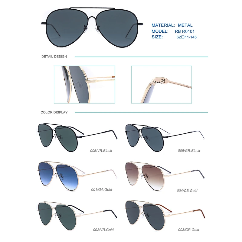 high quality new model custom logo acetate sunglasses